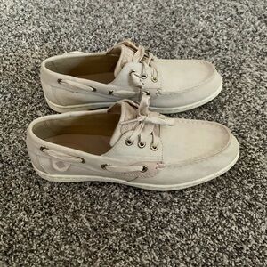 Womens Sperry Songfish Linen Boat Shoe